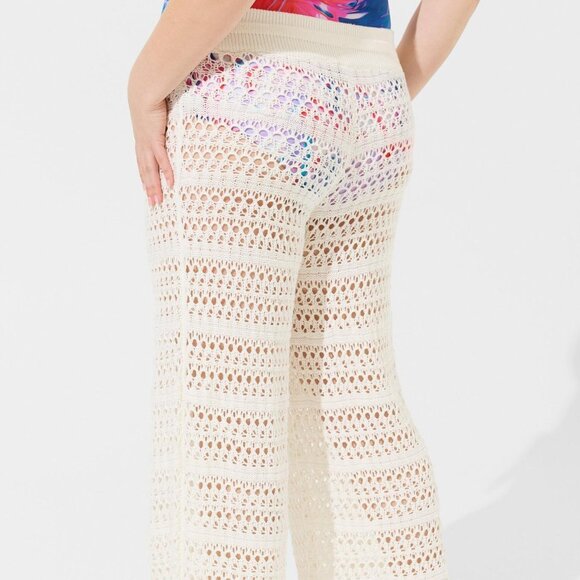NWT Torrid Crochet Full Length Cover-Up Pant - Picture 2 of 3